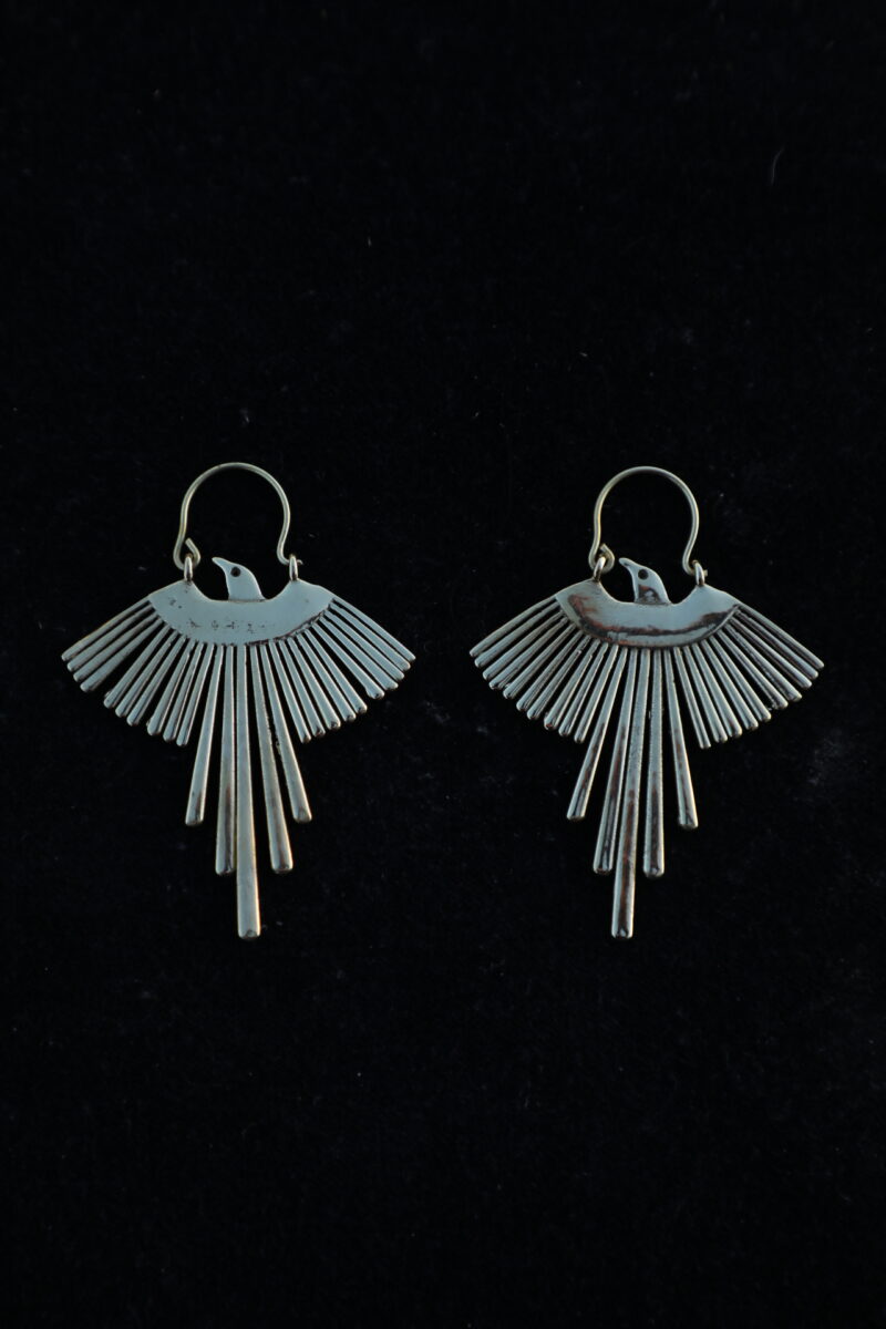 Sunray-Fransen-Fächer-Ohrringe