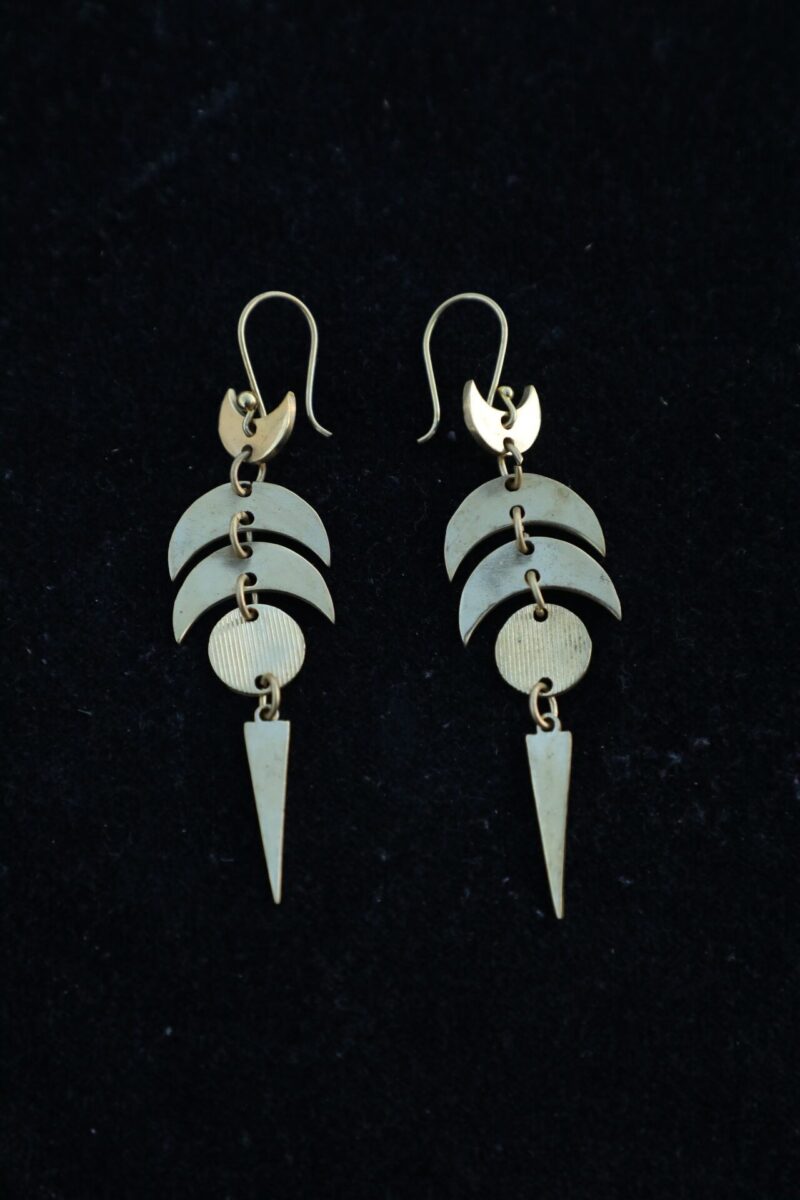 Pendientes Lunar Spike Cascade