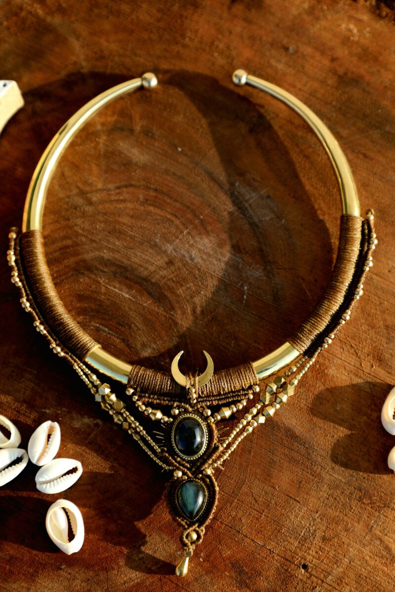 Moonveil Labradorite Torque