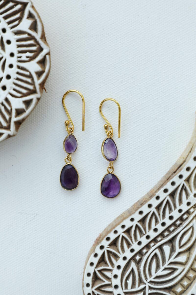 Moonlight Teardrop Crystal Earrings