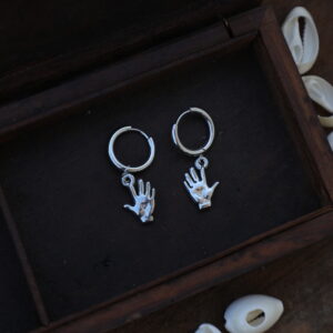 Hamsa Hand Hoops
