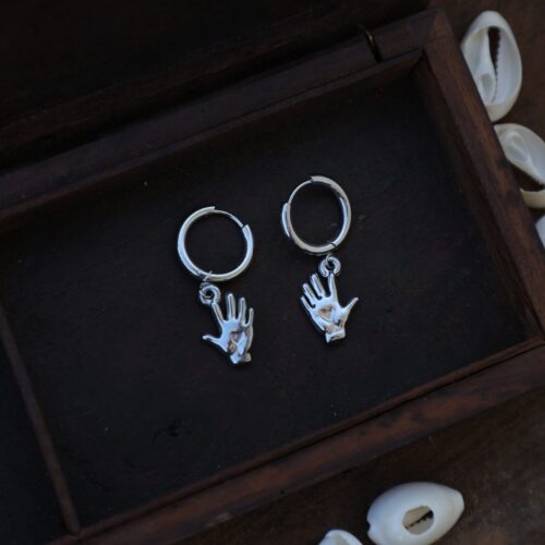 Hamsa Hand Hoops