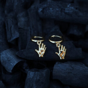 Hamsa Hand Hoops