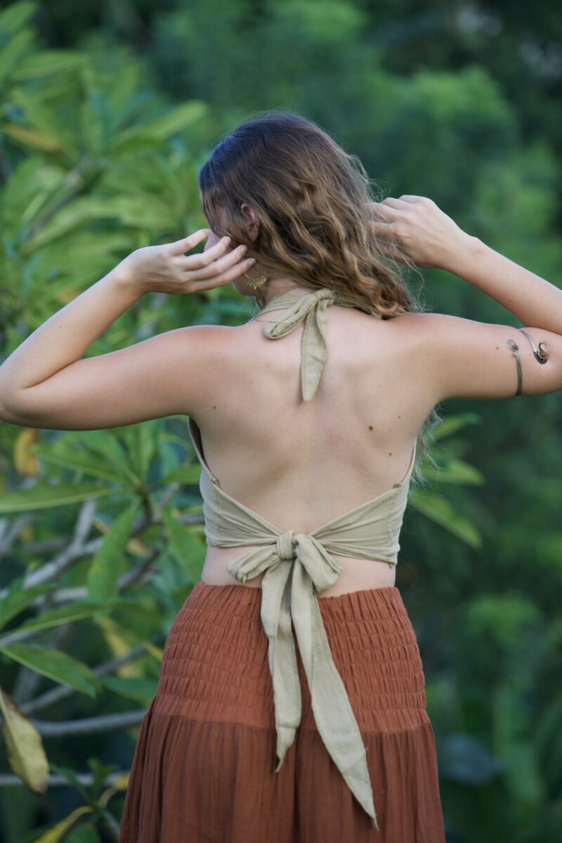 Sahara Block Print Halter Top