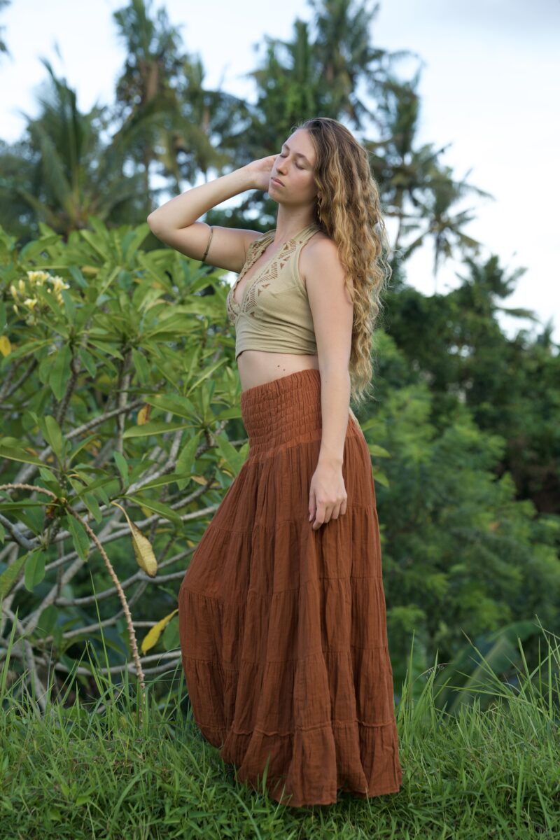 Sahara Block Print Halter Top