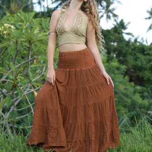 Sahara Block Print Halter Top