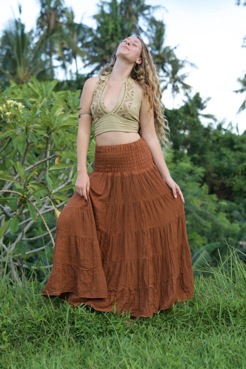 Sahara Block Print Halter Top