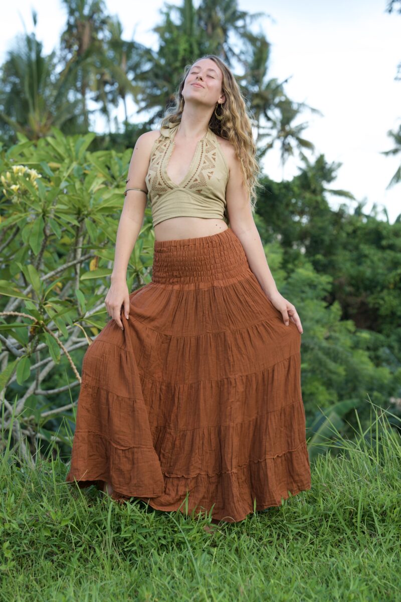 Sahara Block Print Halter Top