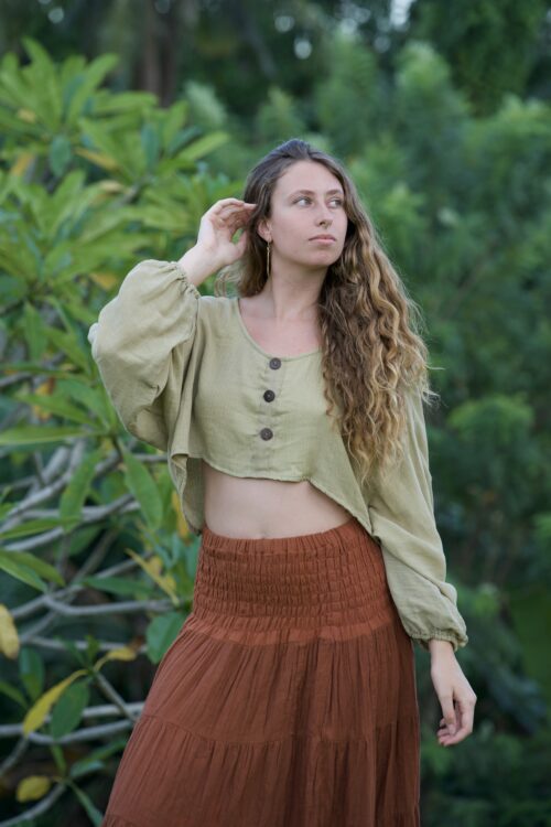 Meadow Crop Blouse
