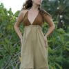 Robe dos nuus en coquillage Maris