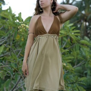 Maris Shell Halter Dress