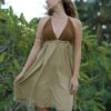 Robe dos nuus en coquillage Maris