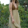 Robe dos nuus en coquillage Maris