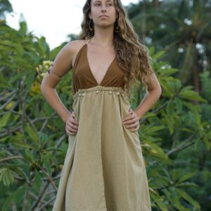 Maris Shell Halter Dress