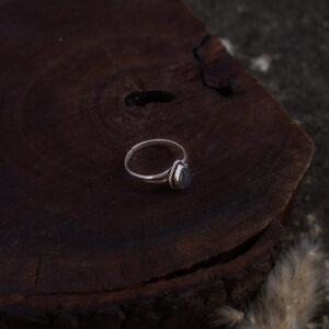 Labradorite Teardrop Ring