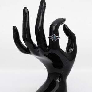 Labradorite Teardrop Ring