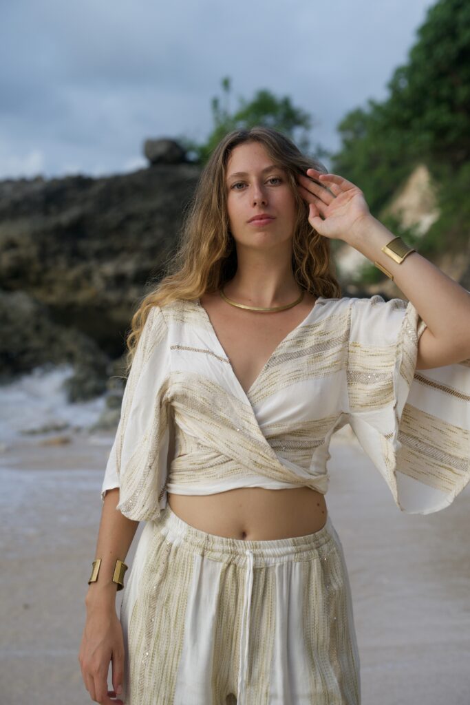 Saltweave Wrap Top