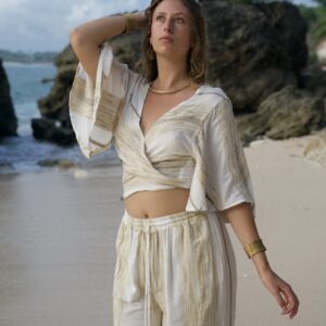 Saltweave Wrap Top