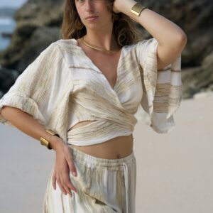 Saltweave Wrap Top