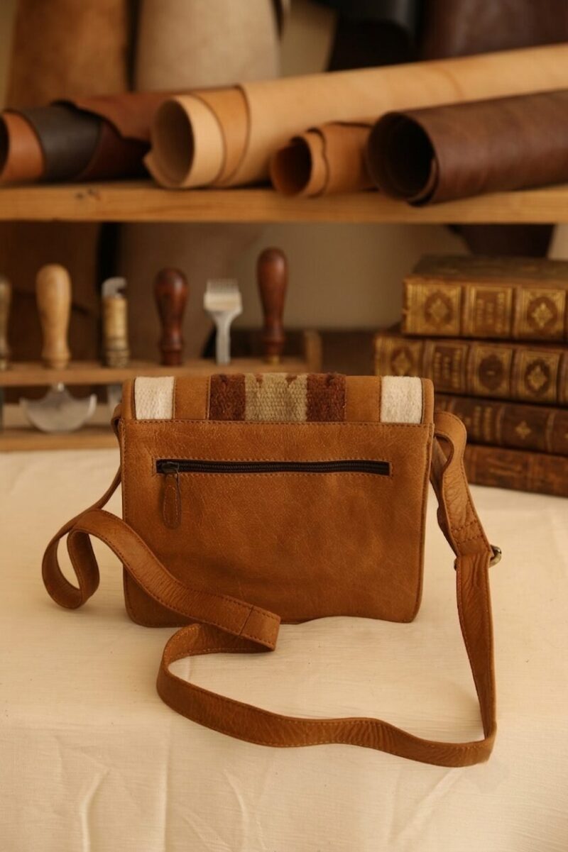 Arden Handmade Buffalo Leather Crossbody Bag – Artisan Collection