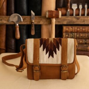 Arden Handmade Buffalo Leather Crossbody Bag – Artisan Collection