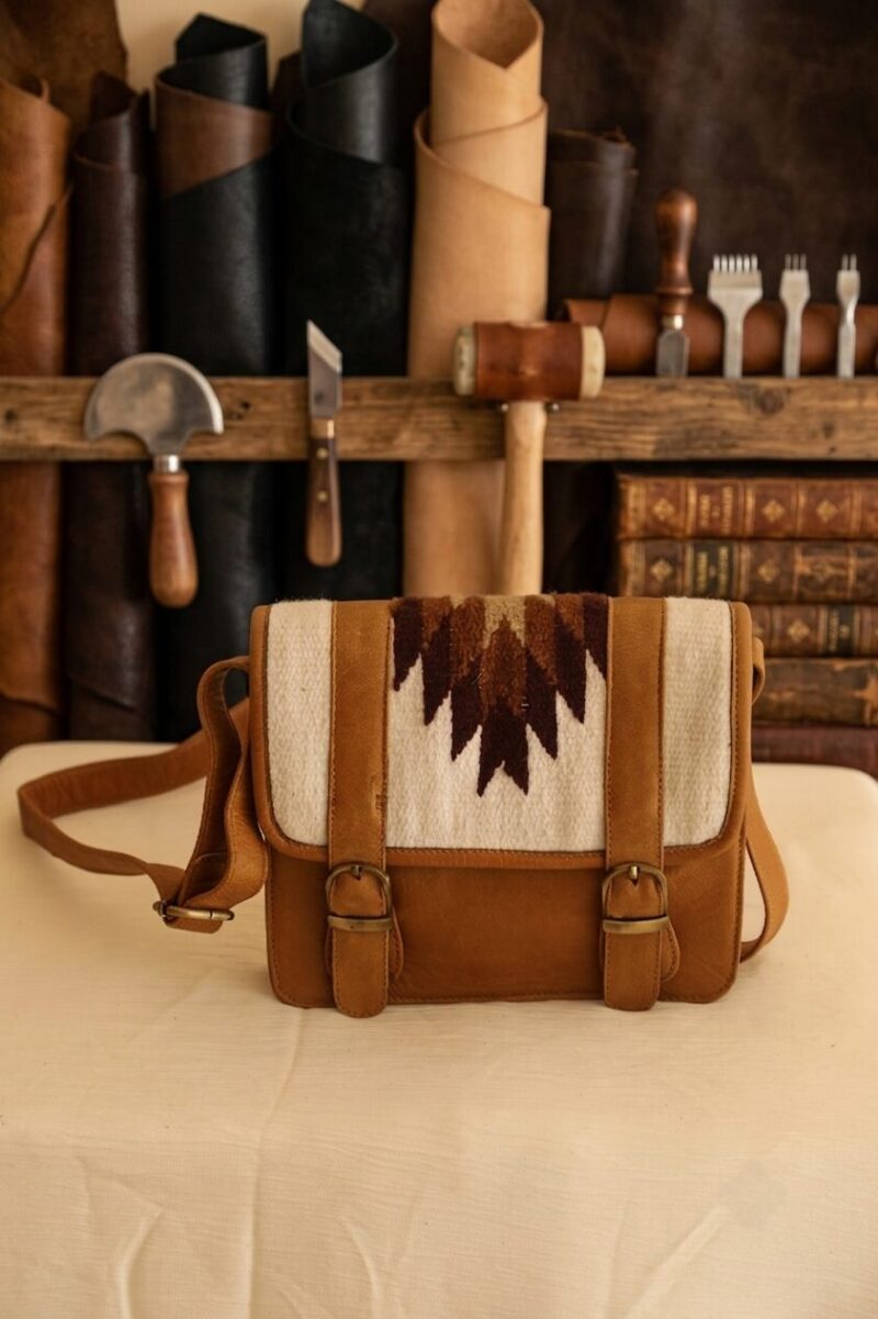 Arden Handmade Buffalo Leather Crossbody Bag – Artisan Collection