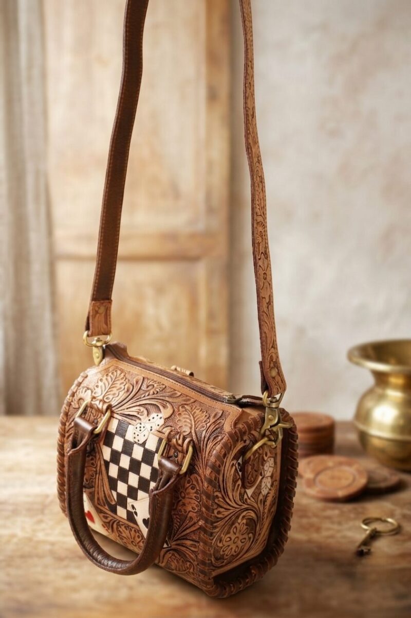 Mara Handmade Buffalo Leather Handbag – Artisan Collection