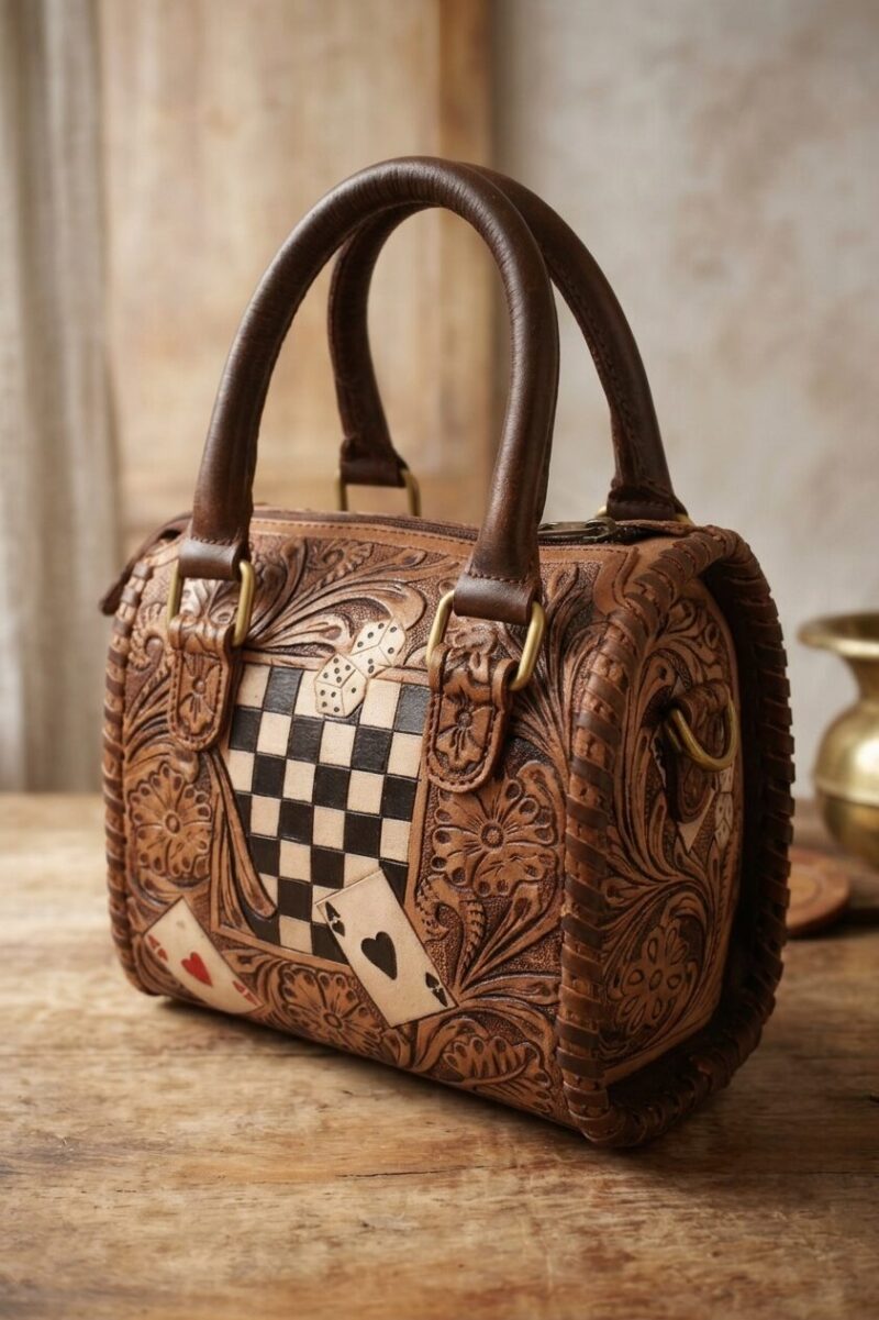 Mara Handmade Buffalo Leather Handbag – Artisan Collection