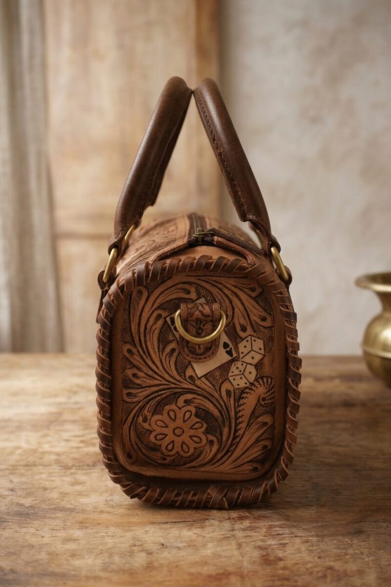 Mara Handmade Buffalo Leather Handbag – Artisan Collection