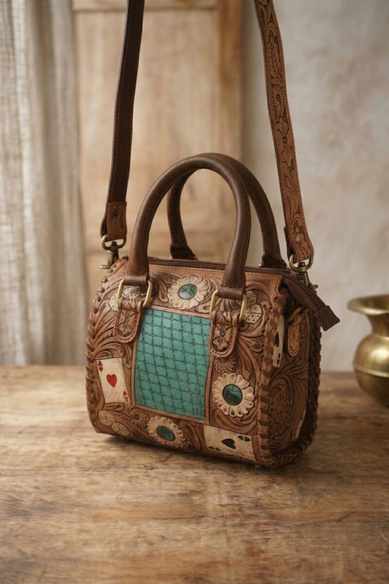 Mara Handmade Buffalo Leather Handbag – Artisan Collection
