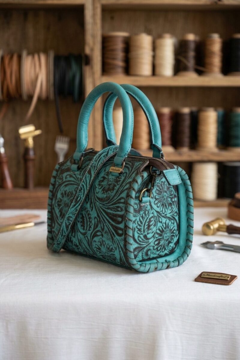 Mara Handmade Buffalo Leather Handbag – Artisan Collection