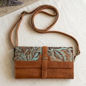 Sienna Crossbody Wallet – Floral Artisan