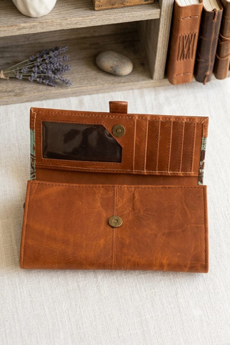 Sienna Crossbody Wallet – Floral Artisan