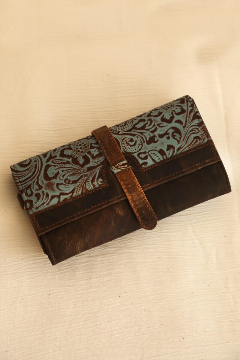 Sienna Crossbody Wallet – Floral Artisan