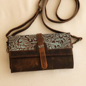 Sienna Crossbody Wallet – Floral Artisan