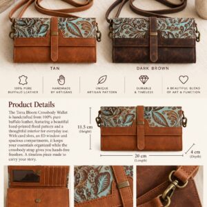 Sienna Crossbody Wallet – Floral Artisan
