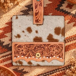 Western Floral Hair-On Women’s Wallet