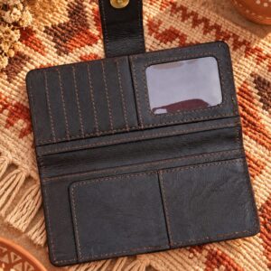 Western Floral Hair-On Women’s Wallet