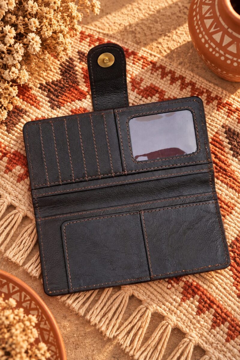 Western Floral Hair-On Women’s Wallet