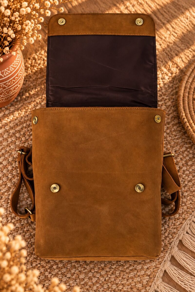 Prairie Stitch Leather Backpack