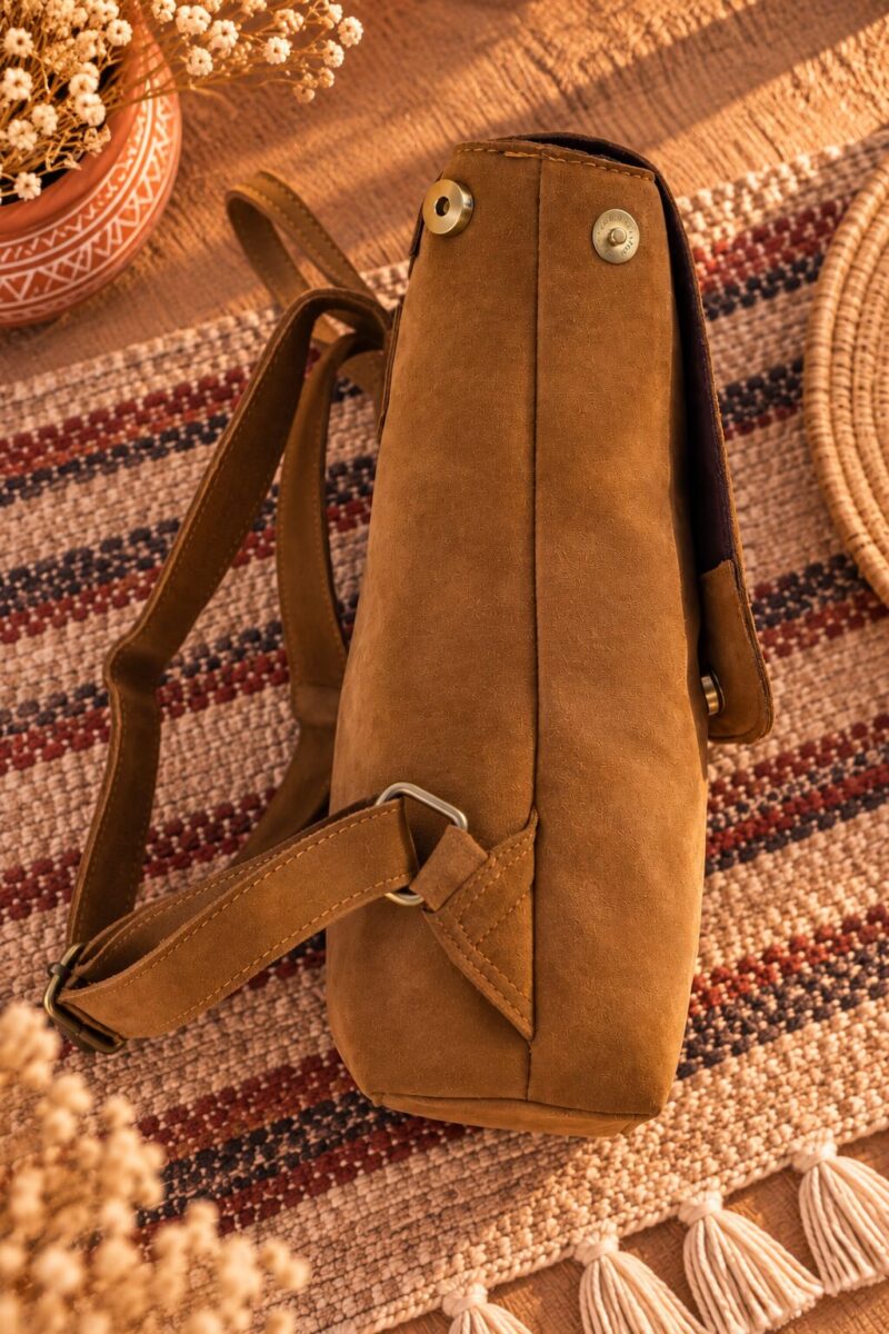 Prairie Stitch Leather Backpack