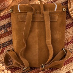 Prairie Stitch Leather Backpack