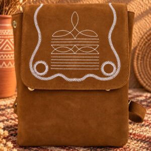 Prairie Stitch Leather Backpack