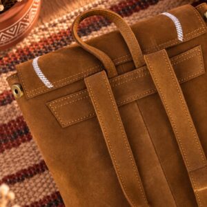 Prairie Stitch Leather Backpack