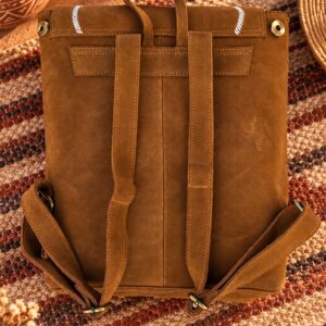 Prairie Stitch Leather Backpack