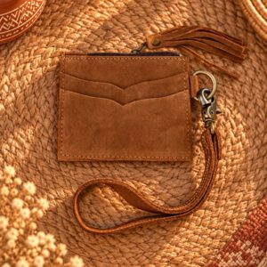 Hand-Stitched Western Leather Utility Pouch