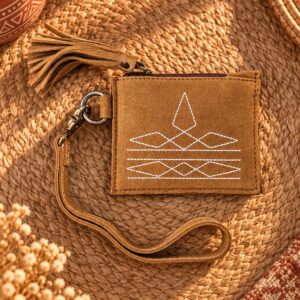 Hand-Stitched Western Leather Utility Pouch