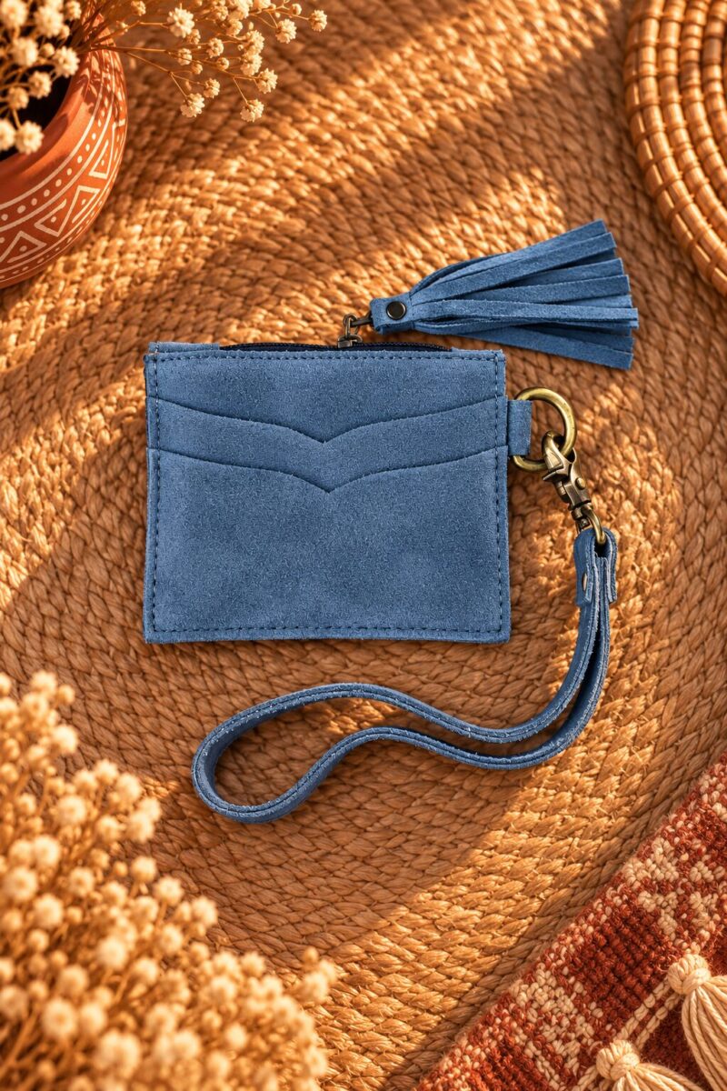 Hand-Stitched Western Leather Utility Pouch