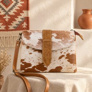 Western Hair-On Convertible Handbag