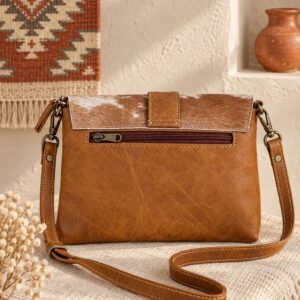 Western Hair-On Convertible Handbag